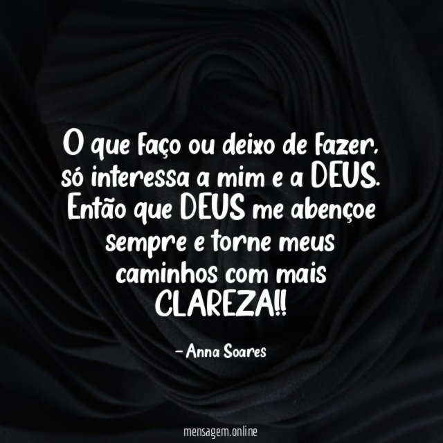 O que faço ou deixo de fazer