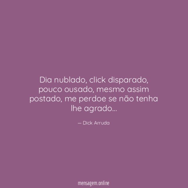 Dia nublado