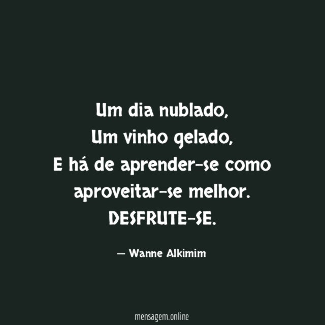 Um dia nublado