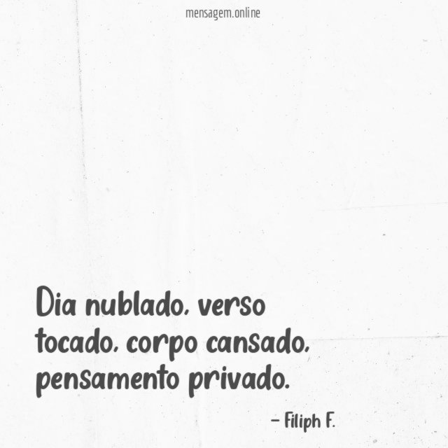 Dia nublado