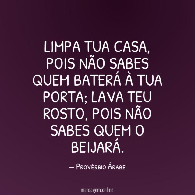 Limpa tua casa