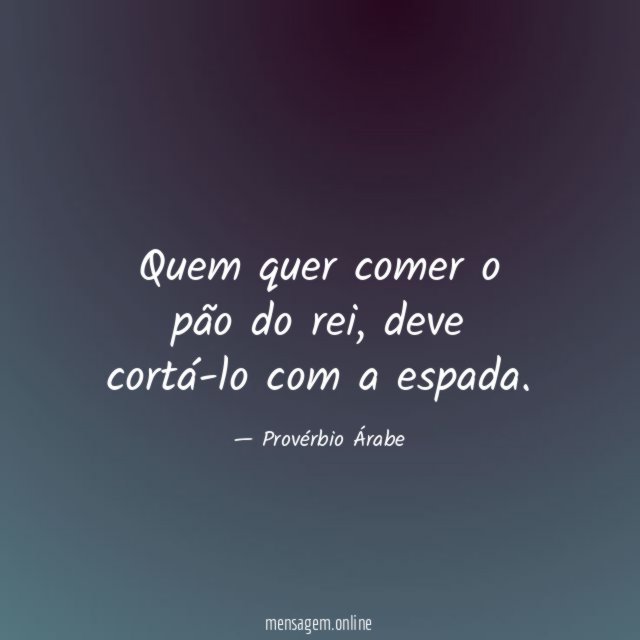 Quem quer comer o pão do rei