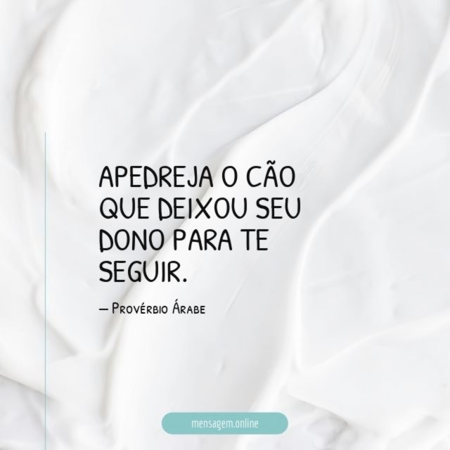 Apedreja o cão que deixou seu dono para te seguir