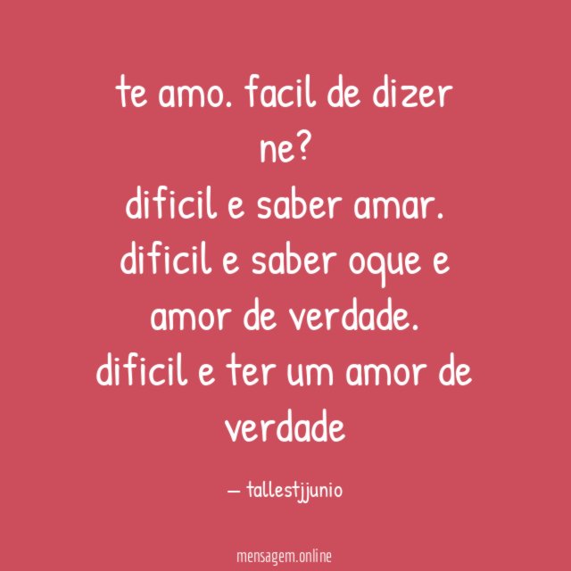 te amo