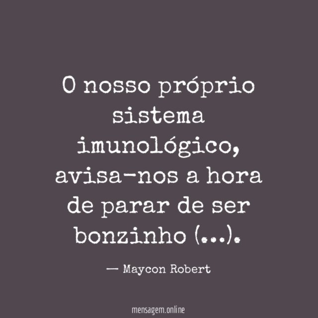 O nosso próprio sistema imunológico