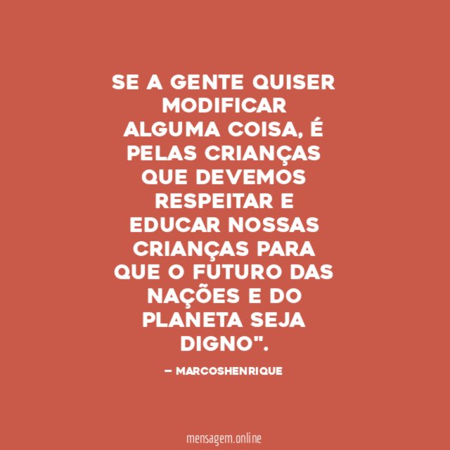 SE A GENTE QUISER MODIFICAR ALGUMA COISA