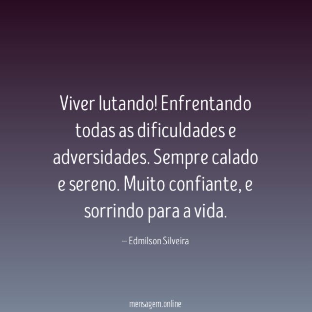 Viver lutando