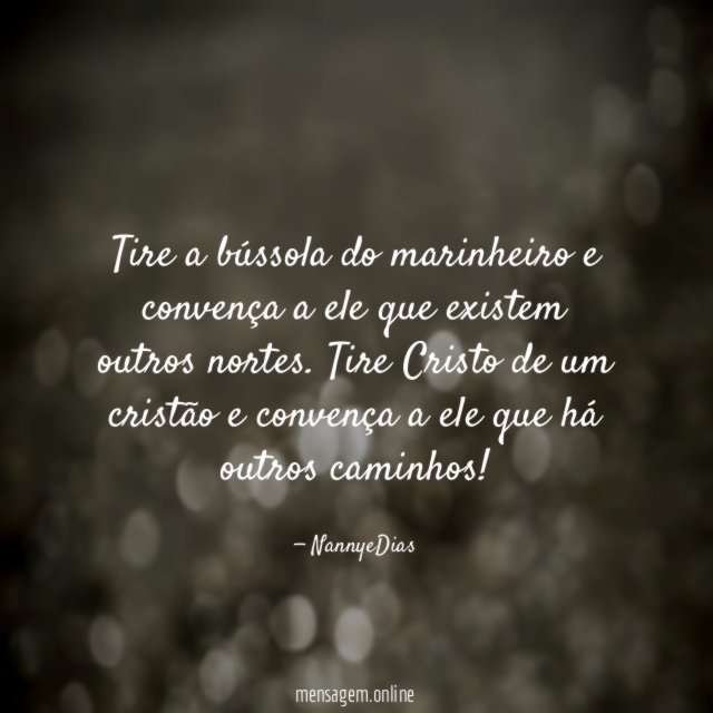 Tire a bússola do marinheiro e convença a