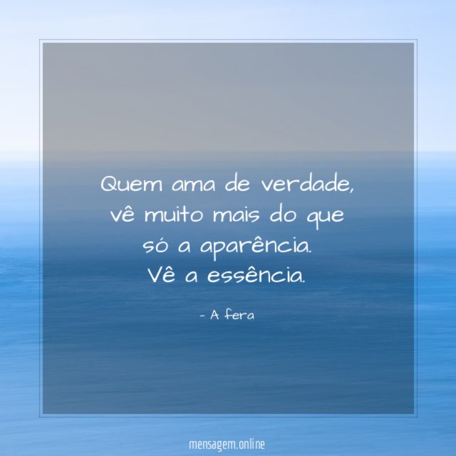 Quem ama de verdade