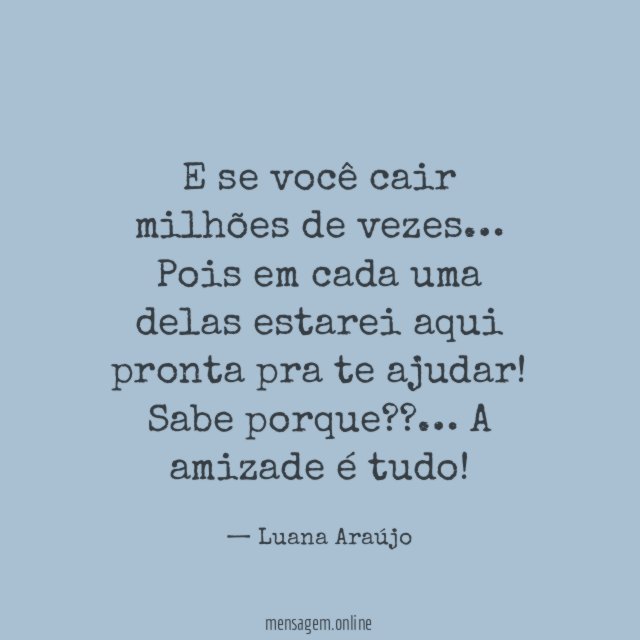 E se você cair milhões de vezes