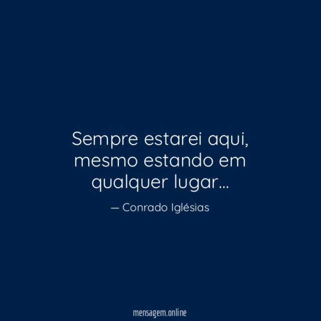 Sempre estarei aqui