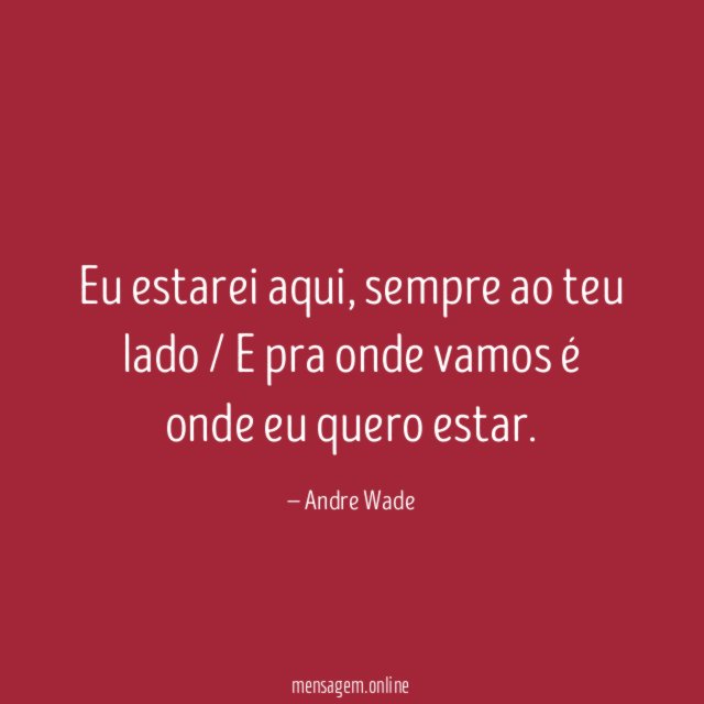 Eu estarei aqui