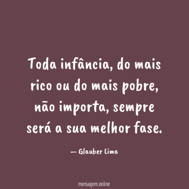 Toda infância