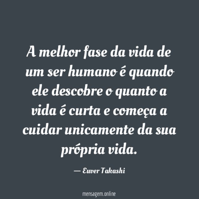 A melhor fase da vida de um ser