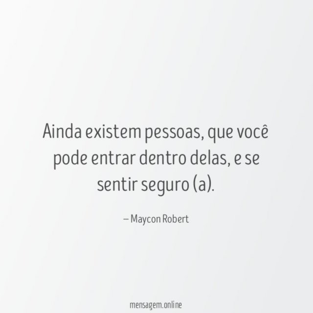 Ainda existem pessoas