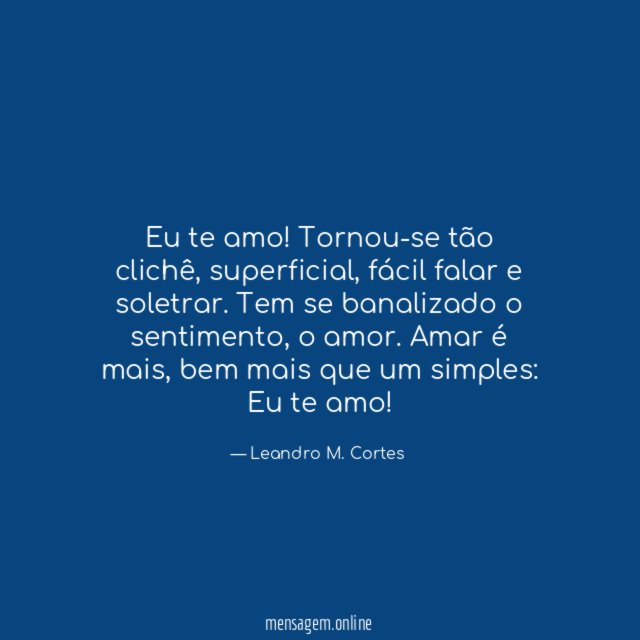 Eu te amo