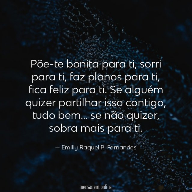 Põe-te bonita para ti