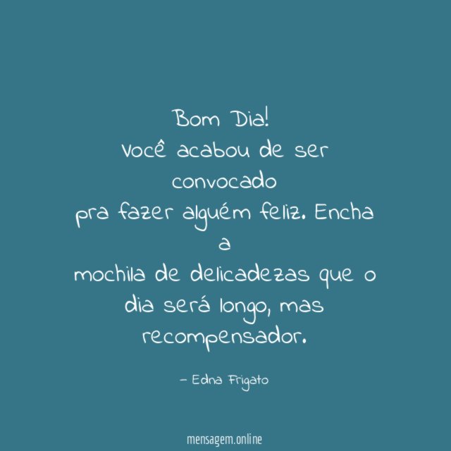 Bom Dia