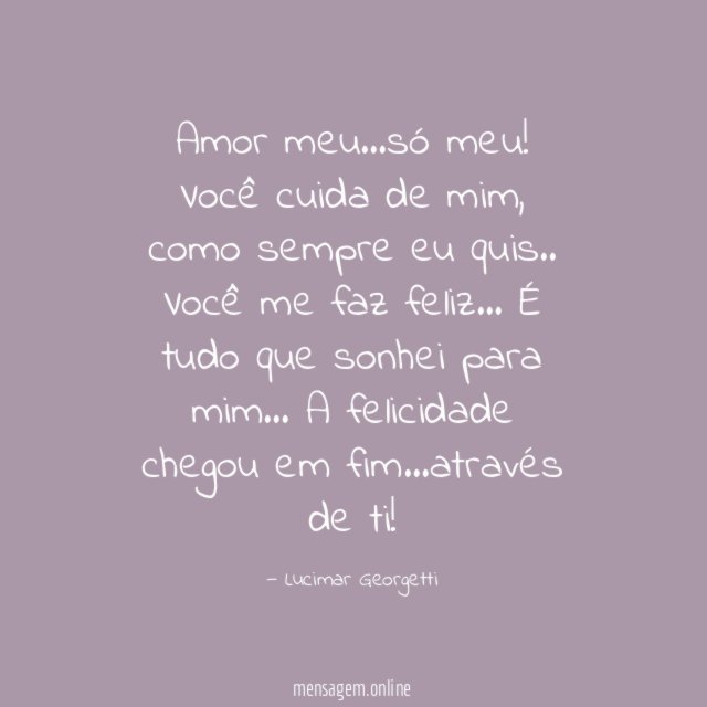Amor meu