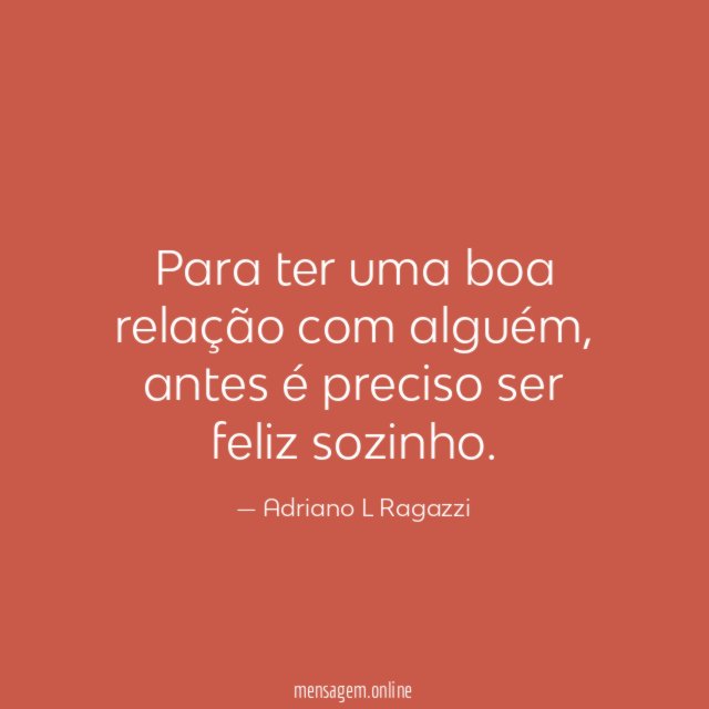 Para ter uma boa relação com alguém