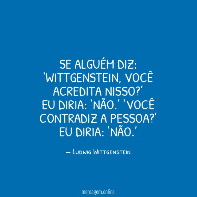 Se alguém diz