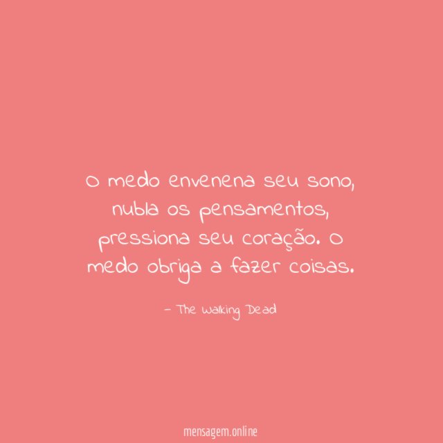 O medo envenena seu sono
