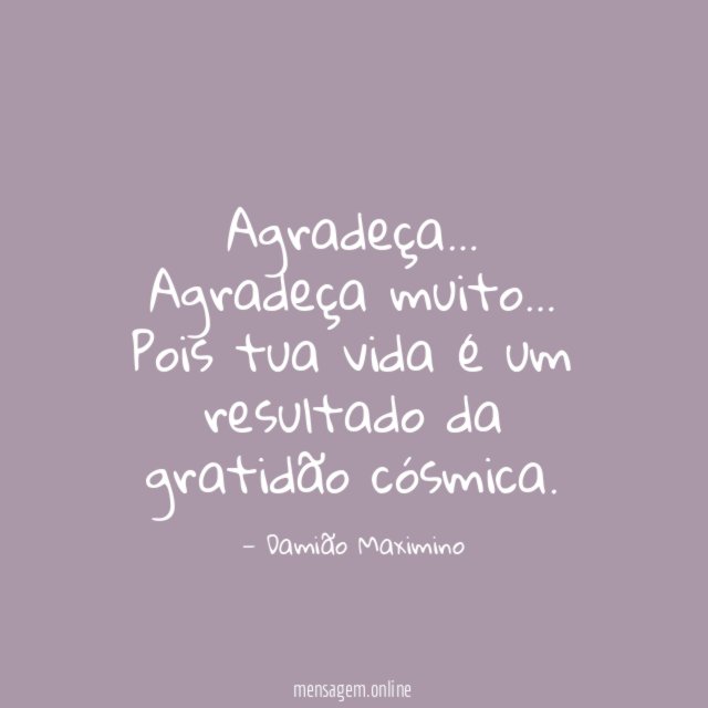 Agradeça