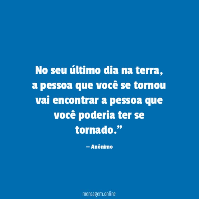 No seu último dia na terra