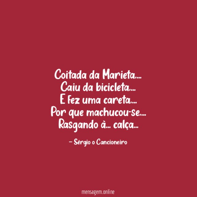 Coitada da Marieta