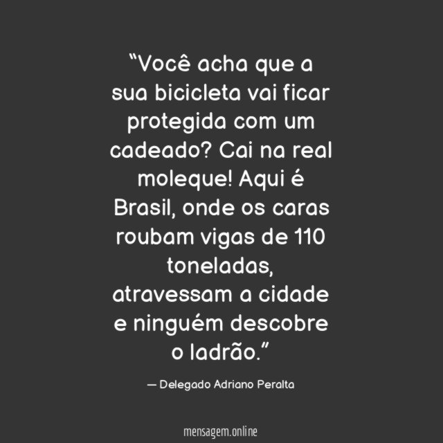 Você acha que a sua bicicleta vai ficar protegida com um cadeado