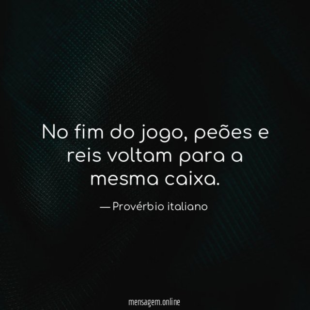 No fim do jogo