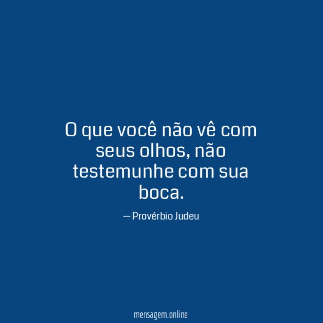 O que você não vê com seus olhos