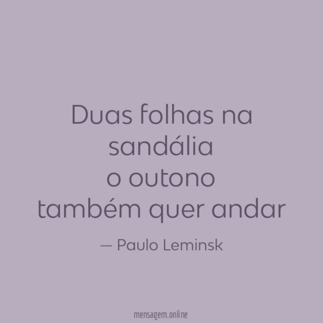duas folhas na sandália
