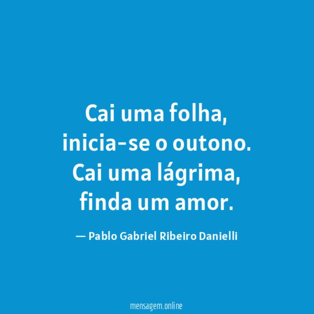 Cai uma folha