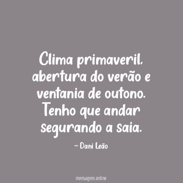 Clima primaveril