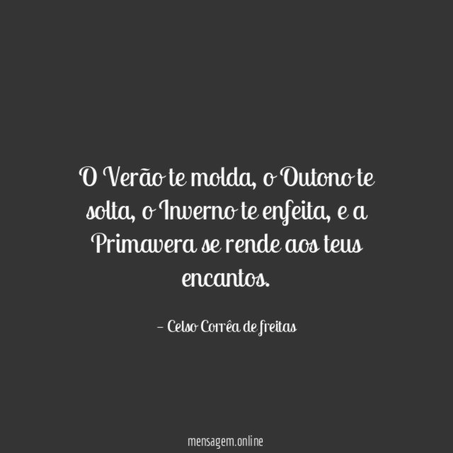 O Verão te molda