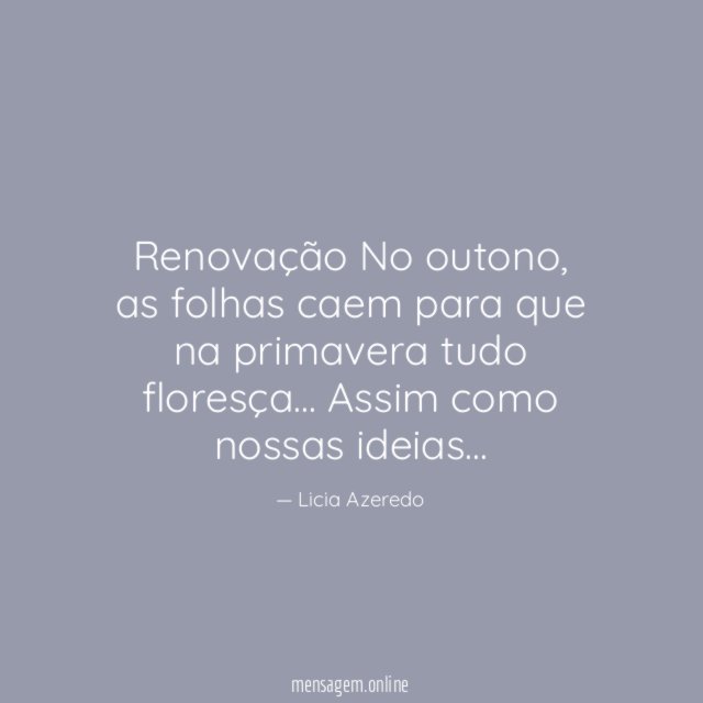 Renovação