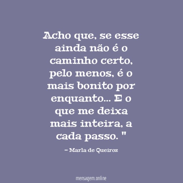 Acho que