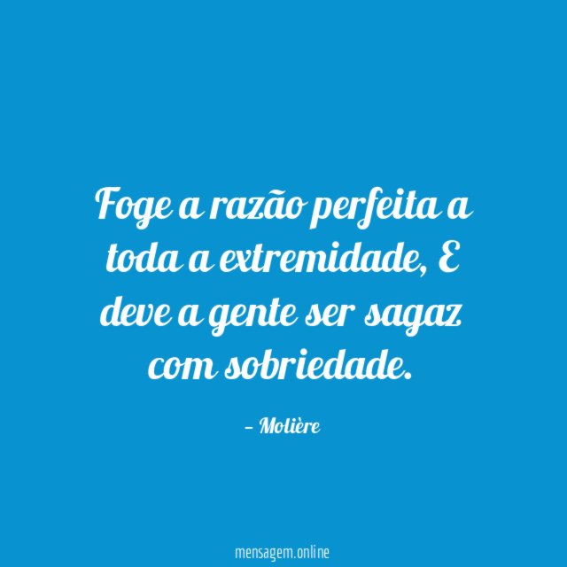 Foge a razão perfeita a toda a extremidade