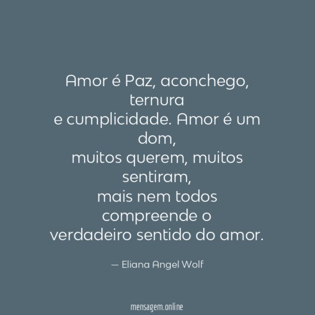 Amor é Paz