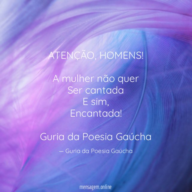 ATENÇÃO , HOMENS!