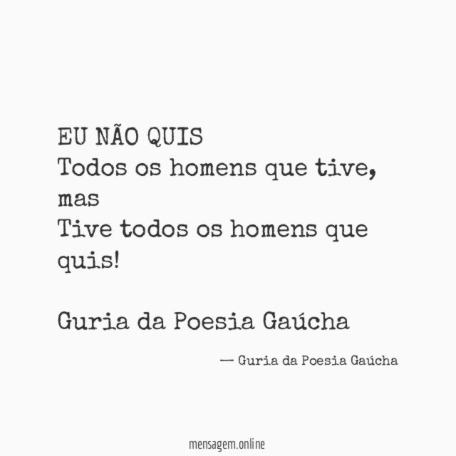 EU NÃO QUIS