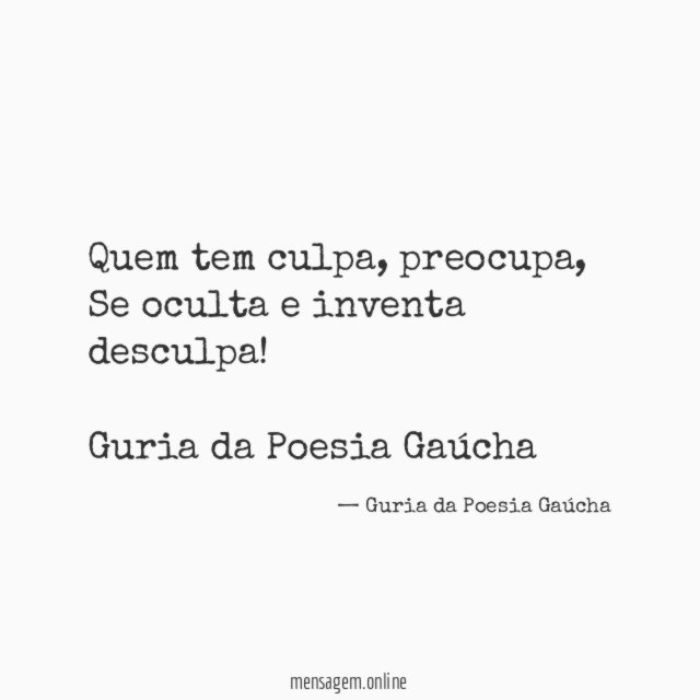 Quem tem culpa