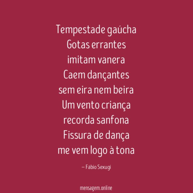 Tempestade gaúcha