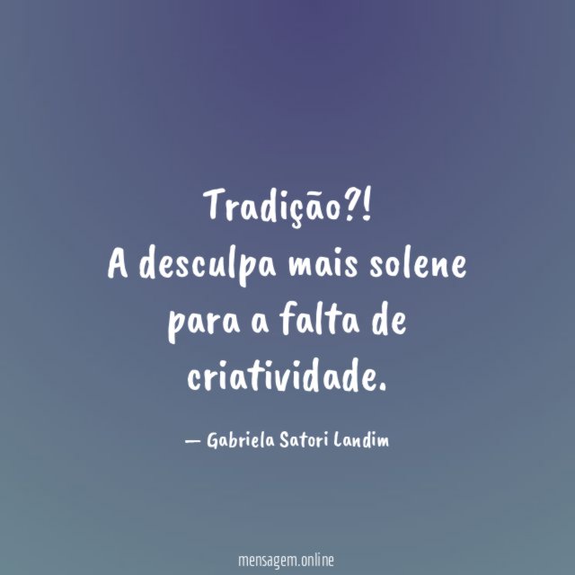 Tradição