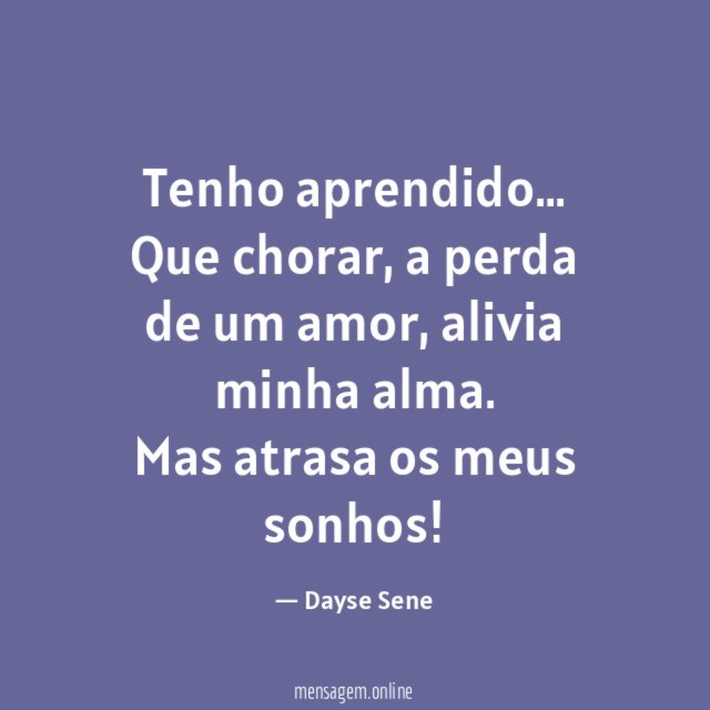 Tenho aprendido