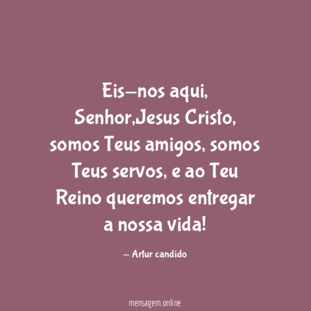 Eis-nos aqui