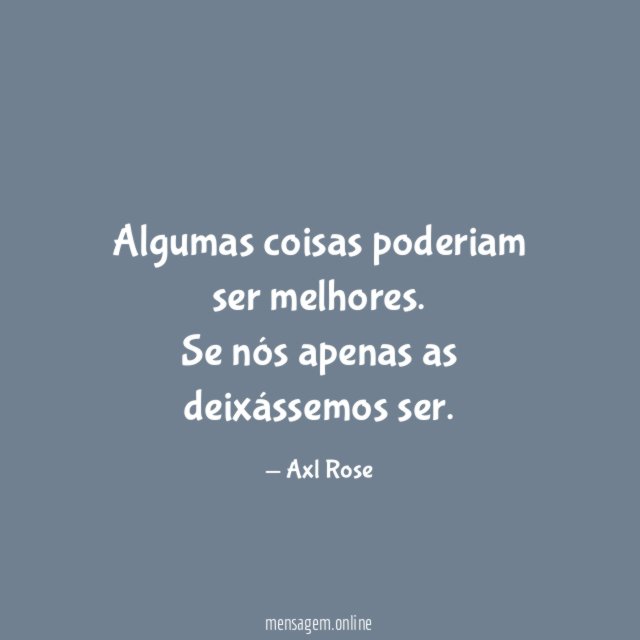 Algumas coisas poderiam ser melhores
