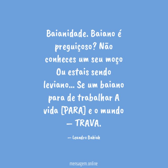 Baianidade.