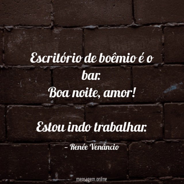 Escritório de boêmio é o bar
